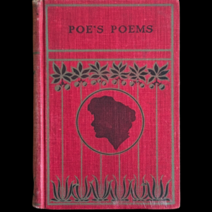 vintage copy of poe's poems by edgar allen poe