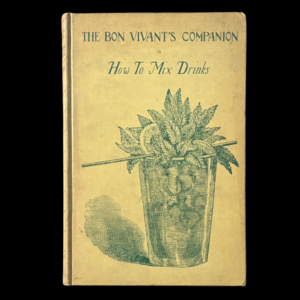 antique bon vivant cocktail book